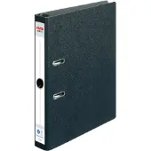 Herlitz Hängeordner maX.file, Rückenbreite: 50 mm, schwarz DIN A4, aus Hartpappe, aufgeklebtes Rückenschild