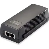 Level One POI-3015, Schnelles Ethernet, Gigabit Ethernet, 2.5 Gigabit Ethernet, 10,100,1000,2500 Mbit/s, PoE+, IEEE 802.3, IEEE 802.3ab, IEEE 802.3af, IEEE 802.3at, IEEE 802.3bz, Schwarz, 100 - 240 V