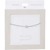 Depesche Armband Silber Heart of Gold mit Buchstabe K - Damen Schmuck