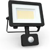 LEDVION LED Strahler mit Bewegungsmelder 50W IP44 4000K 6000lm