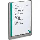 Durable Türschild Click Sign 210x297 Kleben/Schr. graphit