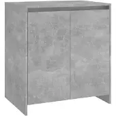 vidaXL 3-tlg. Sideboard Betongrau Holzwerkstoff