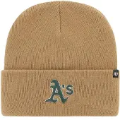 47 Brand Mütze Oakland Athletics B-HYMKR18ACE-QLB Braun