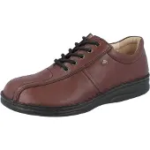 Finn Comfort Dijon Herren Schnürhalbschuhe braun Glattleder - Größe: UK 11,5