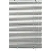 Gardinia Jalousie "Aluminium-Jalousie zum Klemmen" Gr. 3, silber (silberfarben), B:50cm H:130cm, Jalousien, Jalousie, Bestseller mit über 900 4,5-Sterne-Bewertungen, mit Klemmhalter, Topseller