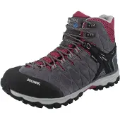 Meindl Mondello Lady Mid GTX anthrazit/brombeer Veloursleder/Mesh Comfort fit - Größe: UK 6