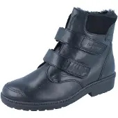 Ganter Kathy K Damen Winterstiefel Klettverschluss schwarz Glattleder Lammfell - Größe: UK 6,5