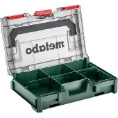 Metabo Organizer MetaBOX 63 XS aus ABS mit transparentem Deckel