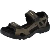 Ecco Offroad Yucatan Herren Trekkingsandale grün schwarz Nubukleder - Größe: 45