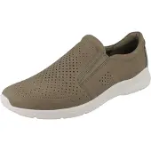 Ecco Irving Herren Slipper khaki Nubukleder - Größe: 43
