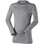 Falke Kinder Langarmshirt Wool-tech grey-heather (3757) 110-116