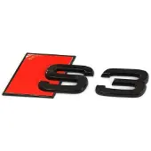 Audi 8Y0071804 Schriftzug S3 schwarz Tuning Exclusive Black Edition Emblem