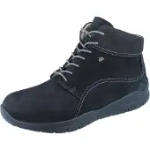Finn Comfort FINNAMIC Enschede Damen Schnürschuhe knöchelhoch schwarz Nubukleder - Größe: UK 4,5