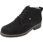 Finn Comfort Cranston Damen Schnürer knöchelhoch schwarz Nubukleder - Größe: UK 6