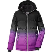 Killtec Mädchen Skijacke/Ski-Steppjacke mit Kapuze und Schneefang KSW 330 GRLS S
