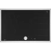 NEFF T68STV4L0, Schwarz, Edelstahl, Integriert, 80 cm, Zonen-Induktionskochfeld, Glaskeramik, 5 Zone(n)