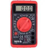 YATO YT-73080, LCD, Akku, 9V, 9 V, 126 mm, 70 mm