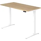 Hjh OFFICE PRO XBHM 16 WW - 160 x 80 Eiche elektrisch höhenverstellbar