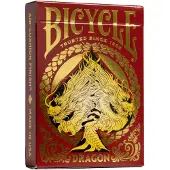 Cartamundi Bicycle Kartendeck - Red Dragon Kartenspiel Spielkarten Pokerkarten Single Deck