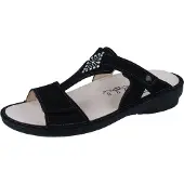 Finn Comfort Verin Damen Pantolette schwarz Nubukleder - Größe: 41