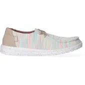 HeyDude Wendy Sox Damen Halbschuhe Aurora White Größe 41