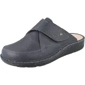 Finn Comfort FinnPlus Aguilas Herren Clog dunkelblau Glattleder genarbt - Größe: 47