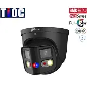 Dahua IPC-PDW3849-A180-E2-AS-PV-0280B-Black IP Eyeball Überwachungskamera 8MP 2X4MP WizSense Starlight