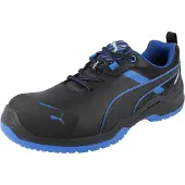 Puma Krypton Low Herren Sicherheitshalbschuhe S3S schwarz blau - Größe: 37