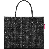 Reisenthel Schultertasche Daily Shopper Bouclé Black schwarz