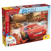 Liscianigiochi Lisciani - DISNEY Cars Lernspiel - Puzzle ab 3 Jahren - Double Face 2 in 1 mit A