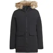 Adidas Damen-Parka mit Kapuze und Pelz