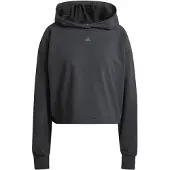Adidas Damen-Sweatshirt mit Kapuze und Hinterlüftung Power