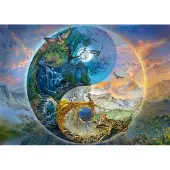 Sonstige Verlage Schmidt Spiele 58596 Silvia Christoph Yin & Yang Puzzle, 1.000 Teile, 1000 Stück(e), Flora & Fauna, 12 Jahr(e)