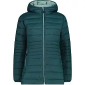 CMP Damen lange Kapuzenjacke mit Reißverschluss Sorona Aura