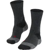 Falke Socken "TK-X Expedition", Damen, Gr. 41-42, grau (asphalt meliert (3180)), Obermaterial: 34% Polyacryl PAN. 29% Polypropylen PP. 27% Wolle WO. 9% Polyamid PA. 1% Elasthan EL., Socken Socken