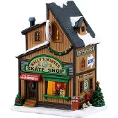 Lemax Wally's Winter-Skate-Shop, inkl. Adapter 44338, 100 mA (weiß) Ornament (wit)