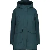 CMP Damen Winterjacke Padded Parka FIX Hood Grün 44