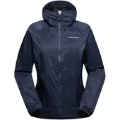 La Sportiva Across Lite Jkt W, Mountain Hiking, Woman, Jacket, B46W04 Night Sky/Chalk, M -