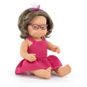 Miniland Babypuppe Mit Sd 38 Cm Rosa Rosa One Size