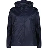 CMP Woman Jacket Rain FIX Hood black blue (N950) 34