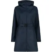 CMP Woman Coat Rain FIX Hood black blue (N950) 38