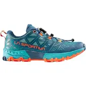 La Sportiva Bushido II JR, Mountain Running Footwear, 25, Lagoon/Storm Blue (Blue) -
