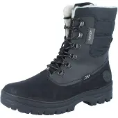 Rieker Herren Schnürstiefel schwarz Kunstleder/Textil - Größe: 43