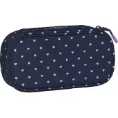 Beckmann Sport Jr. Ovales Pencil Case Blue Hearts