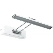 Paulmann LED Bilderleuchte "Beam 2700K, 230V", weiß (weiß, chromfarben), 1, H: 4,6cm, 1 Stk., Leuchten, LED Bilderleuchte