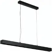 Licht-Erlebnisse LED Hängelampe Metall 100 cm lang Schwarz dimmbar 2700 K warmweiß Modern Pendelleuchte Hängeleuchte Esszimmer