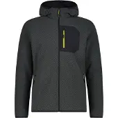 CMP MAN Fleece Jacket FIX Hood jungle (F902) 52