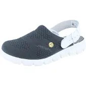 ABEBA Dynamic Damen Herren Berufsclogs ESD grau Textil - Größe: 42