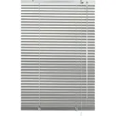 Gardinia Jalousie "Aluminium-Jalousie 25 mm" Gr. 4, silber (silberfarben), B:100cm H:130cm, Jalousien, Jalousie, Jalousiebänder farblich passend