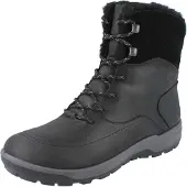 Ecco Trace Lite Damen Winterstiefel gefüttert schwarz Glattleder - Größe: 40